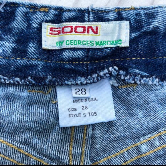 Vintage Acid Wash Ankle Zip GUESS Jeans - Picture 7 of 7